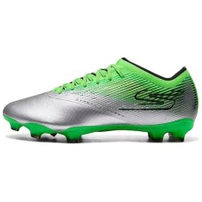 Skechers MEN'S GO BASKETBALL Artificial Ground Slip-Resistant Coverage Soccer Shoes Men's Silver Green Silver/Lemon, 42