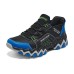 Kids Skechers Hands Free Slip-Ins Anti-Slip Wear-Resistant Kids Lifestyle Shoes Black Blue Black Blue, 32