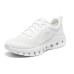 Skechers Cushioned Slip Resistant Abrasion Resistant Breathable Low Top Casual Shoes Women's White 35