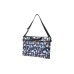 Skechers Fabric Shoulder Bag, Crossbody Bag Regular Unisex Gray