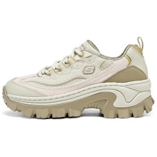 Skechers Street Anti-Slip Wear-Resistant Low-Top Chunky Sneakers Women's Beige Pink Бежево-розовый, 36