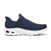 Skechers Slip Ins Cushioned Wear-Resistant Breathable Supportive Slip-Resistant Low-Top Casual Shoes Women's Blue Синий, 36