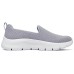 Skechers Go Walk Fle Cushioning Anti-Slip And Wear-Resistant Low-Top Casual Shoes Women's White Gray White gray, 35