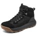Skechers Anti-Slip Wear-Resistant High-Top Casual Shoes Men's Black Черный, 40