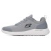 Skechers Bounder Voltis Cushioning, Slip Resistant, Abrasion Resistant, Lightweight Low Top Casual Shoes Men's Gray 41.5