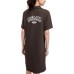 Skechers Short-Sleeved Dresses Women's Melted Chocolate Hot melt chocolate/02Z9, S