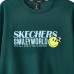 Skechers Sports Life Collection Sweatshirt Men's Yellow Pine Green Yellow Pine Green/02A2, S