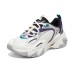 Skechers D'Lites Stamina Shoes 'White Silver Purple' Women's Белый, 36.5