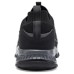 Skechers OUTDOOR MENS Non-slip Support Low-Top Outdoor Shoes Men's Black Gray Color Black/charcoal gray, 40