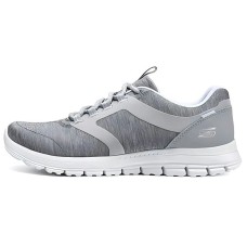 Skechers Women's GO Series Cushioned Slip Resistant Abrasion Resistant Low Top Casual Running Shoes Women's Light Gray Серый, 38