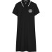 Skechers Short-Sleeved Dresses Women's Carbon Black сажа, M