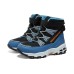 Skechers Kids' Outdoor Shoes Grade School Black/Light Blue, 36