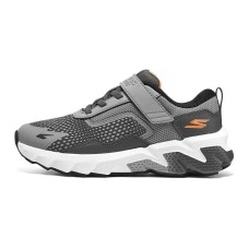 Skechers Elite Sport Tread Slip Resistant Anti Kick Kids Lifestyle Shoes Gray White Teenagers 27.5