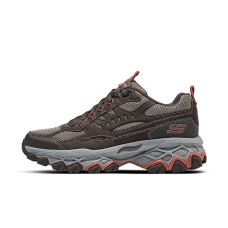 Skechers Anti-Slip Wear-Resistant Mid-Top Trekking Shoes Men's Brown Коричневый, 45.5