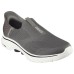 Skechers GO WALK 7 Anti-Slip Wear-Resistant Low-Top Casual Shoes Men's Gray Brown Серо-коричневый, 42