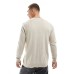 Jack & Jones light weight cardigan in beige Oatmeal Detail:Melan, L - Chest 104cm