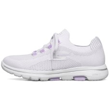 Skechers Go Walk 5 Slip Resistant And Breathable Low Top Casual Shoes Women's Lavender 35