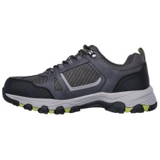 Skechers SKECHERS MENS USA Breathable Support Rebound Low-Top Outdoor Shoes Men's Gray Black Серый, 39.5