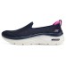 Skechers Go Walk 5 Anti-Slip And Wear-Resistant Cushioning Breathable Rebound Low-Top Casual Shoes Women's Marine Blue 39.5