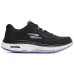 Skechers Cushioning Breathable Coverage Rebound Low-Top Casual Running Shoes Women's Black Purple Черный/лавандовый, 36